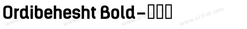 Ordibehesht Bold字体转换